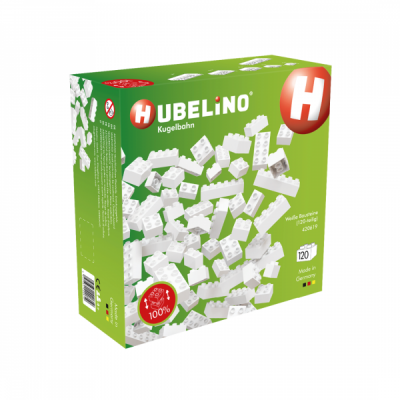 Bijele kocke za gradnju HUBELINO, 120 kom