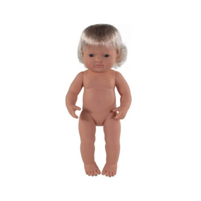 Lutka djevojčice sa tamnom kosom, 38 cm