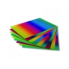Transparentni papir s efektom prelijevanja boja - Duga, pak 1/10 kom