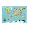 Puzzle karta svijeta  500 komada